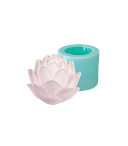 Big Lotus silicone candle mold