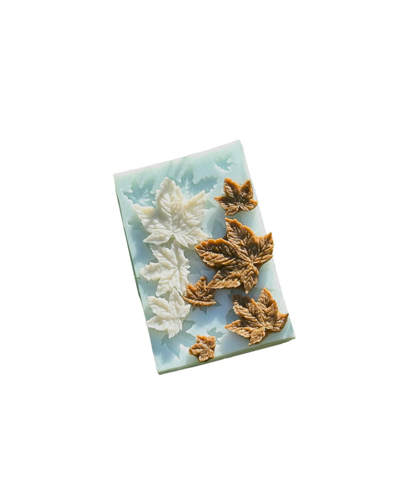 Maple leaves silicone mold