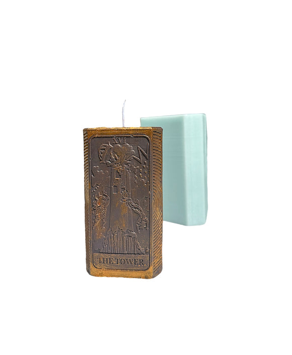 The Tower tarot silicone mold