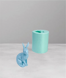 Low poly bunny mold