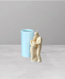 Pregnant couple silicone mold